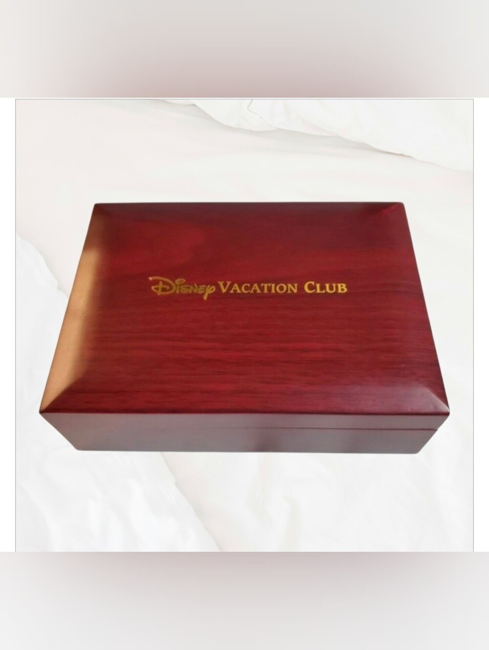 Disney Vacation Club Memory Trinket Keepsake Wooden Box